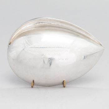 Tapio Wirkkala, skål, silver (916), Kultakeskus, Tavastehus 1958.