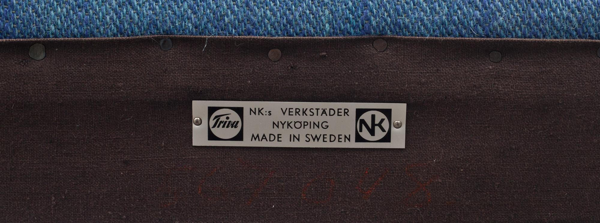 SOFFA, "Lilla paradiset", Kerstin Hörlin-Holmquist, ur NK:s Triva serie "Paradiset", formgiven 1958.