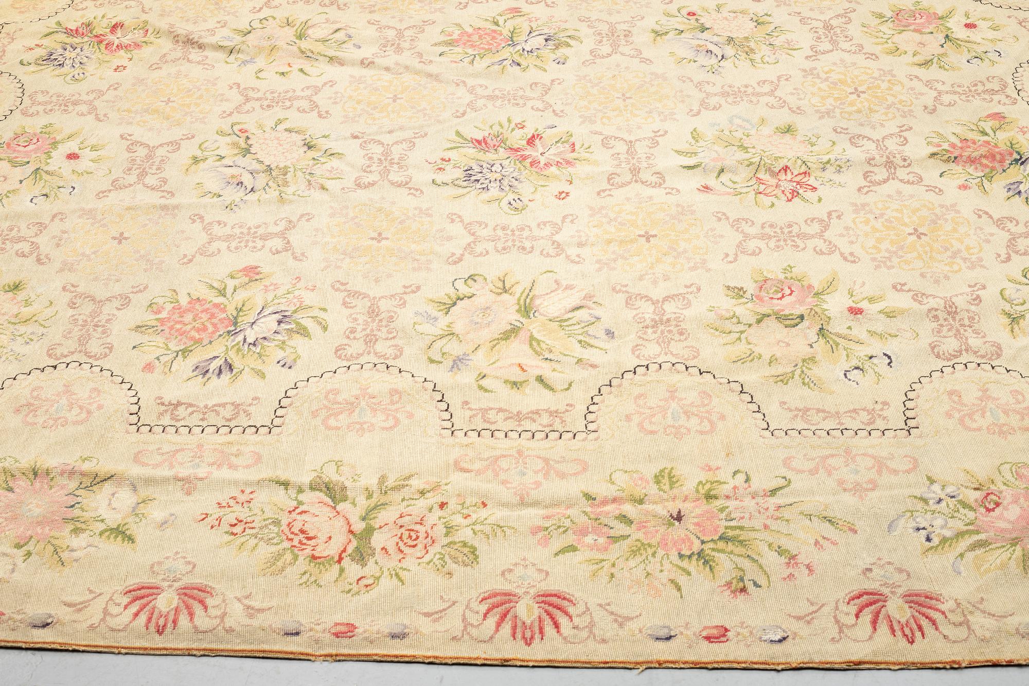 Matto, an embroidery variant, ca 473 x 308,5 cm.