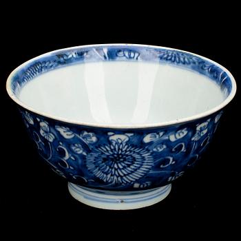 SKÅL, porslin, Kangxi (1662-1722), Kina.