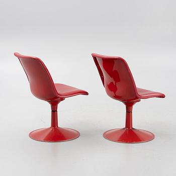 Yrjö Kukkapuro, a pair of "Saturnus" chairs, Hiami, Finland, 1970's.