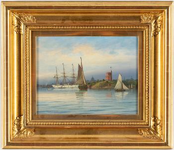 PER WILHELM CEDERGREN, oil on paper panel, signed.