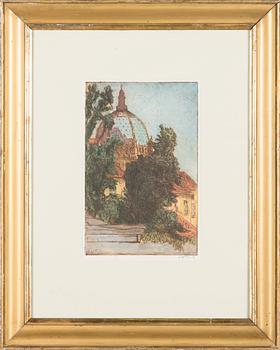 Alfred William Finch, "Sainte Marie-kyrkans kupol".