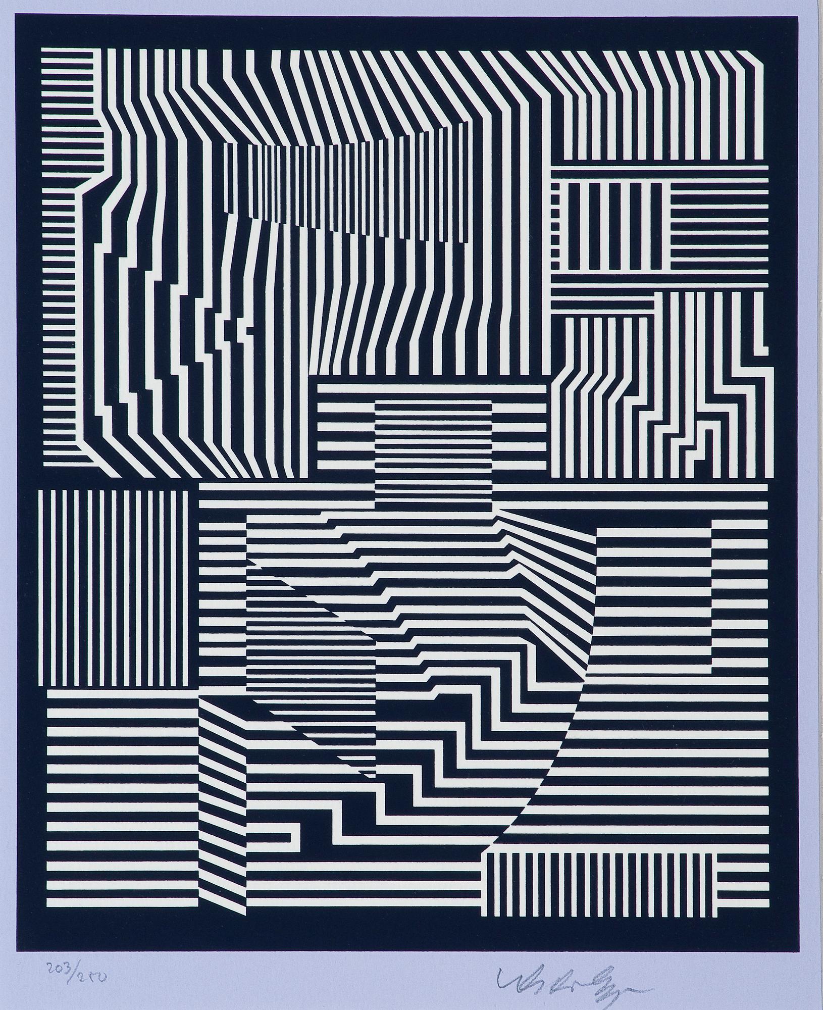 Victor Vasarely, COMPOSITION.