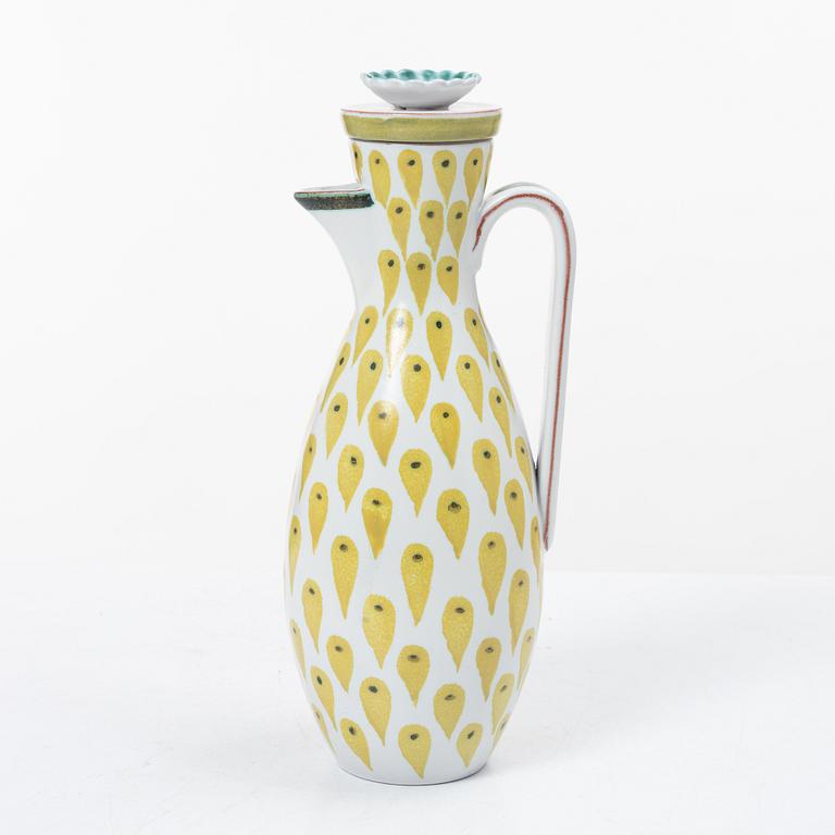 Stig Lindberg, a jug, bowl and dish, Gustavsberg Studio.