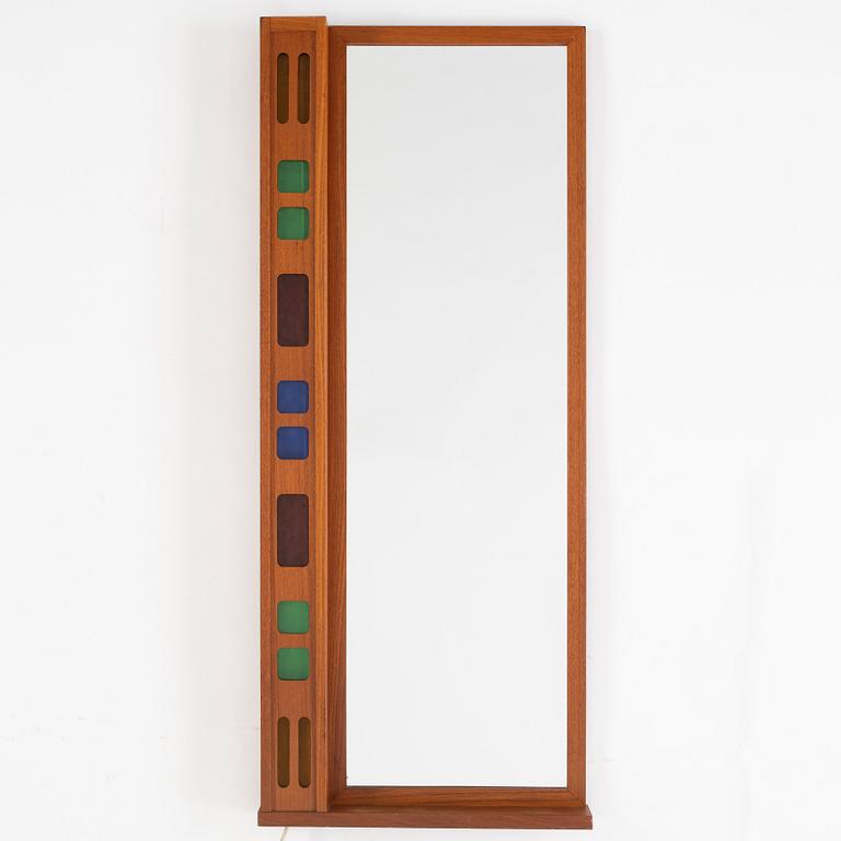 A teak mirror from Eriksmålaglas, 1960's.