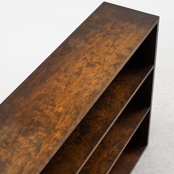 Nordiska Kompaniet, a stained birch bookcase, 1930's.