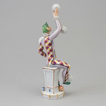 A Meissen 'juggler', 1970's.