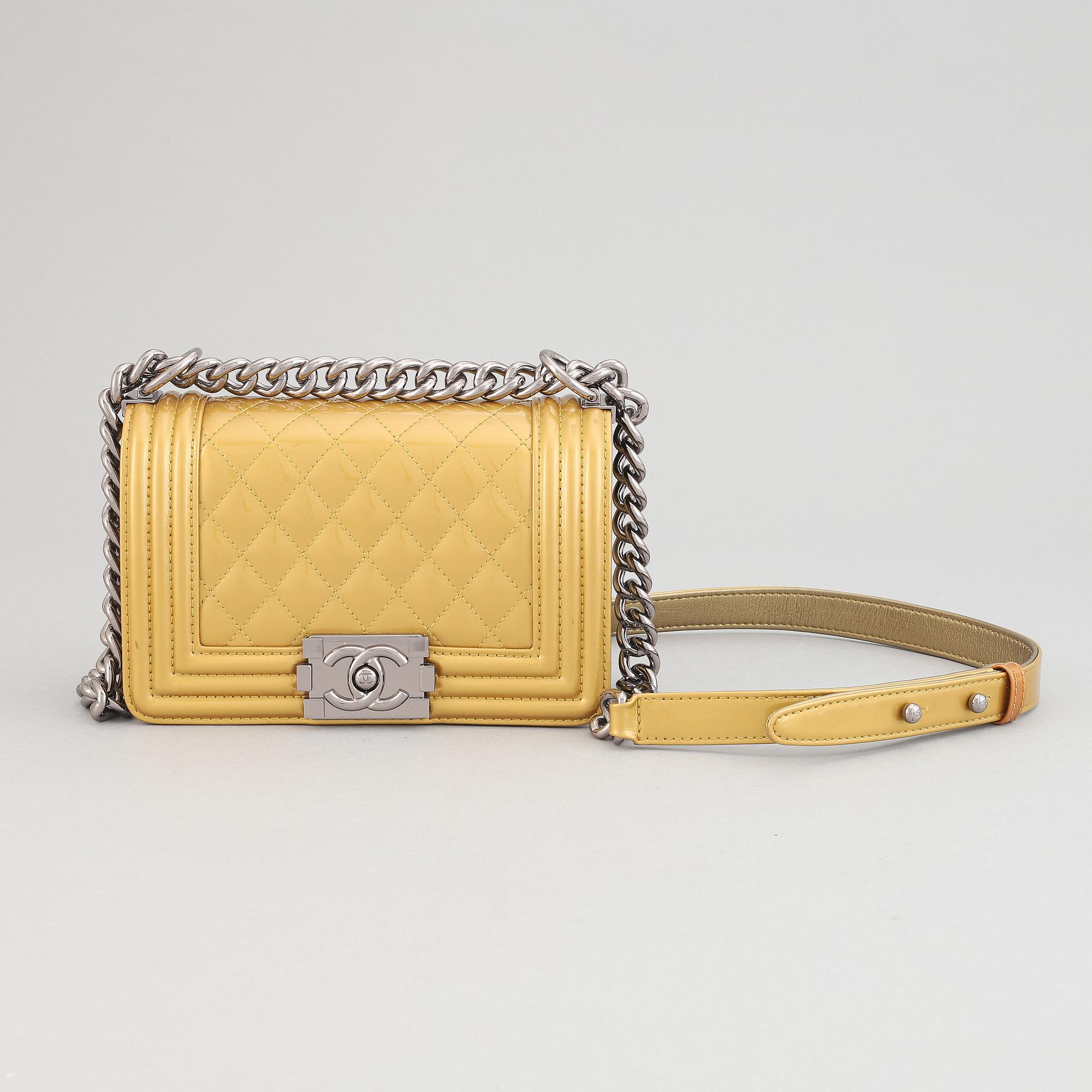Chanel, a patent leather 'Boy Bag', 2005-06.