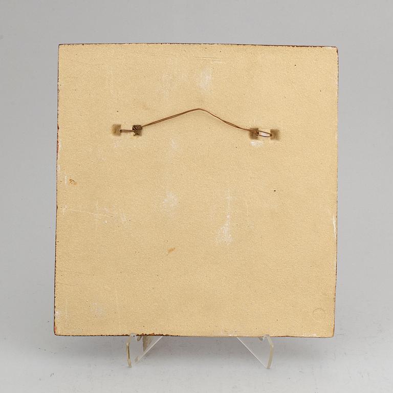 STIG LINDBERG, wall-plaque, Gustavsberg.