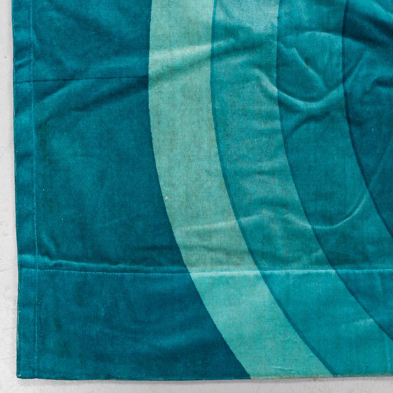 VERNER PANTON, a pair of velvet curtains, Mira-X AG.