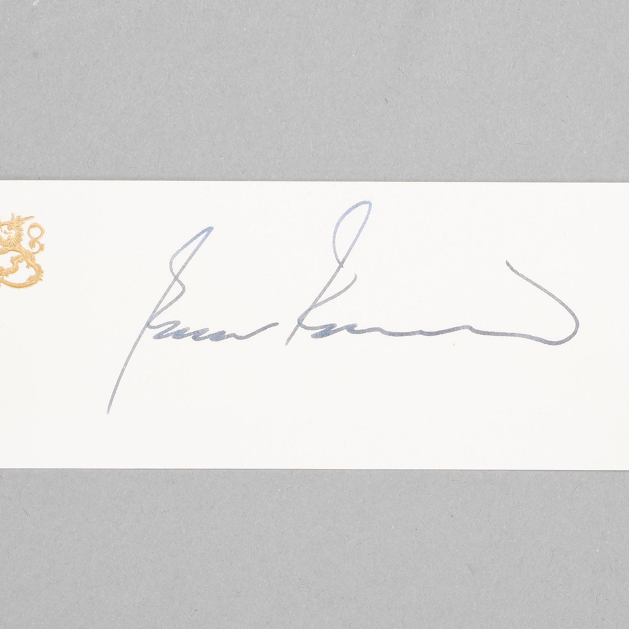 FINSKA PRESIDENTER, 4 st, bla Uhro Kekkonen, 1900-2000-tal.