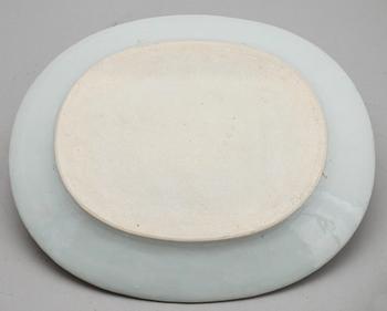 STEKFAT, porslin, Kina, 1700-/1800-tal.