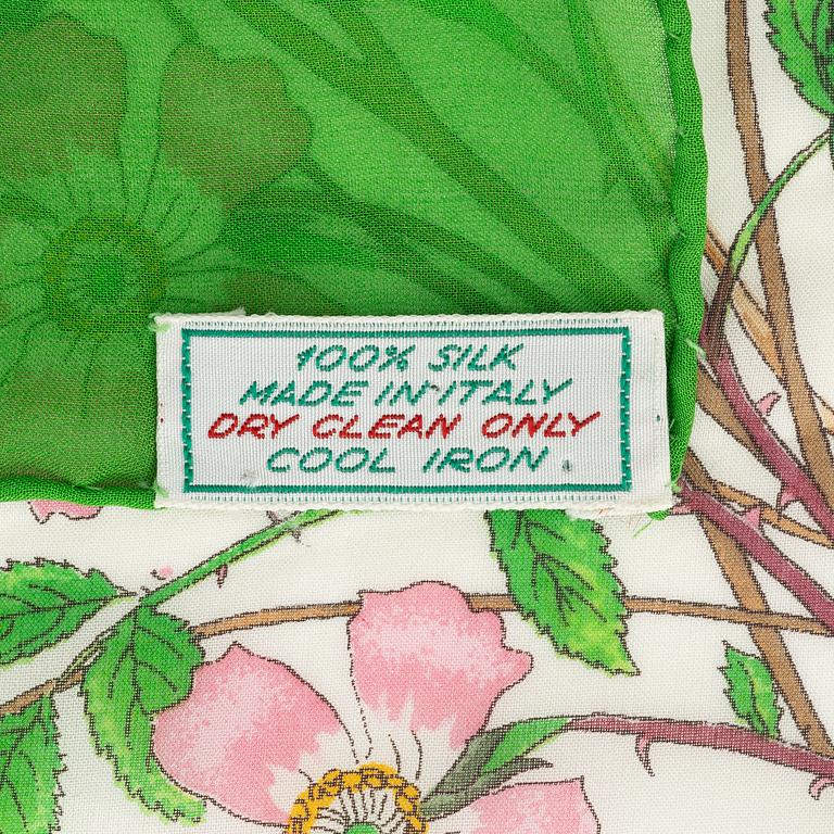 Gucci, scarf, "Flora", vintage.