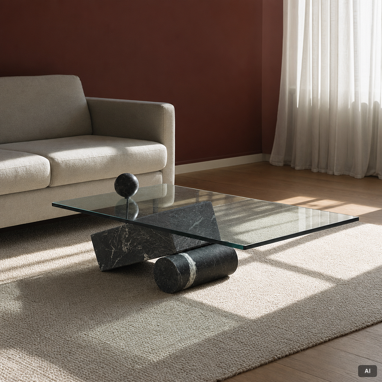 A coffee table, late 20th century.