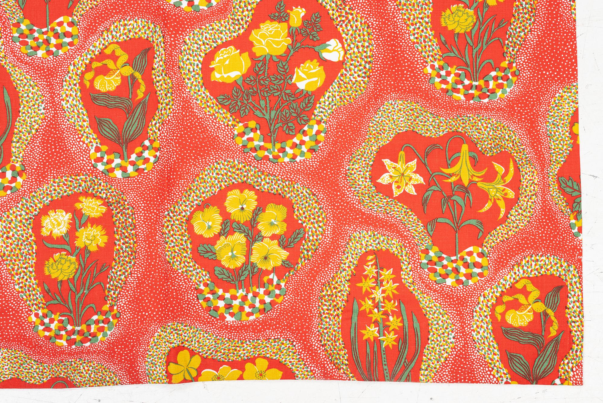 Josef Frank, Curtain, "Catleya", Svenskt Tenn.