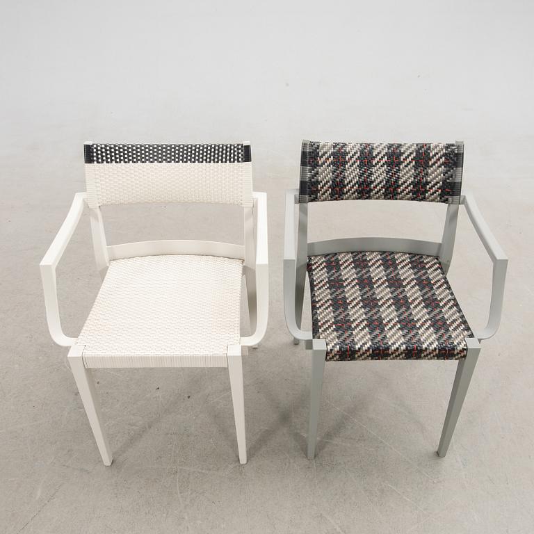 Philippe Starck, stolar, 8 st, "Play", Dedon, 2000-tal.