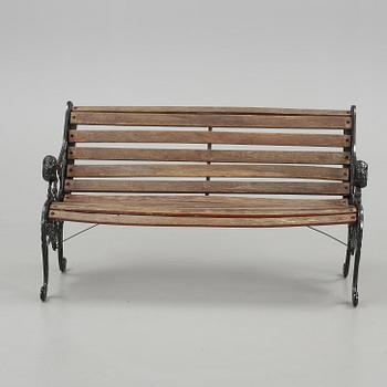 TRÄDGÅRDSSOFFA, gjutjärn, 1900-tal.