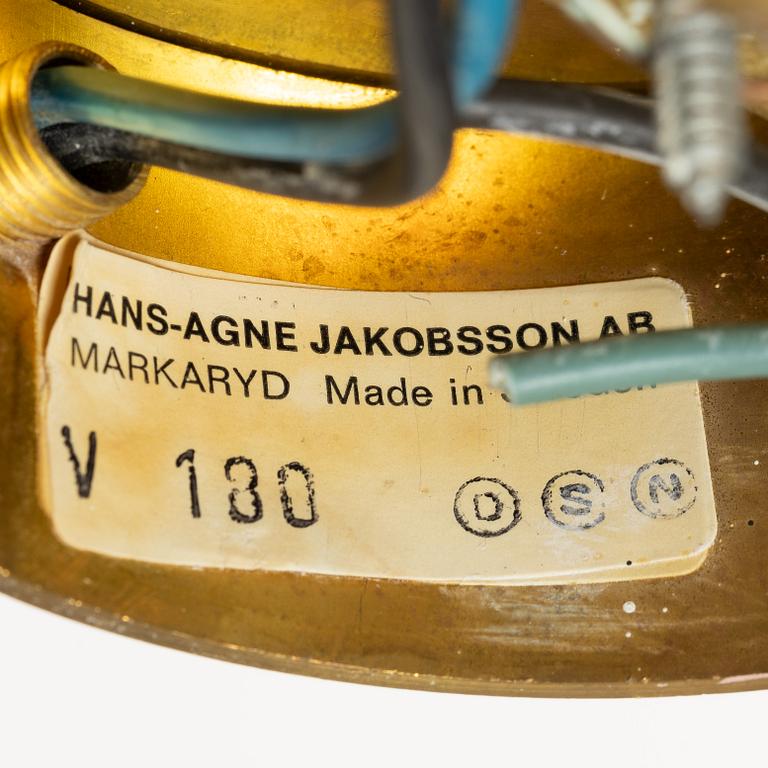 Hans-Agne Jakobsson, vägglampa, modell "V-180", Markaryd.