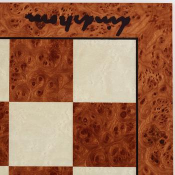 Bengt Lindström, chess game with chess pieces, executed around 1994-95.