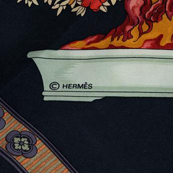 Hermès, scarf, "Les Beaux Jours de Bonsai".