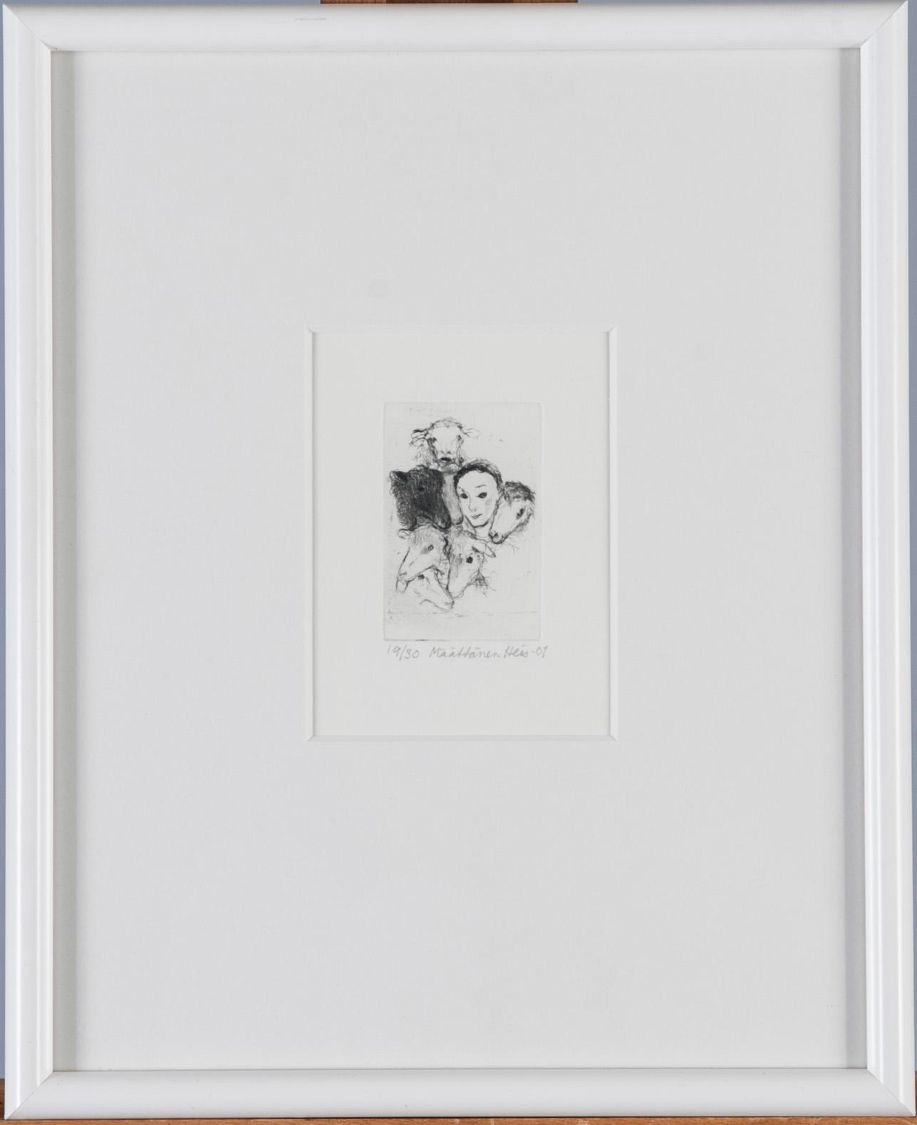 OUTI HEISKANEN, etsning, signerad och daterad -01, numrerad 19/30.