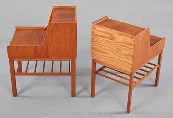 SÄNGBORD, ett par, 1950/1960-tal.