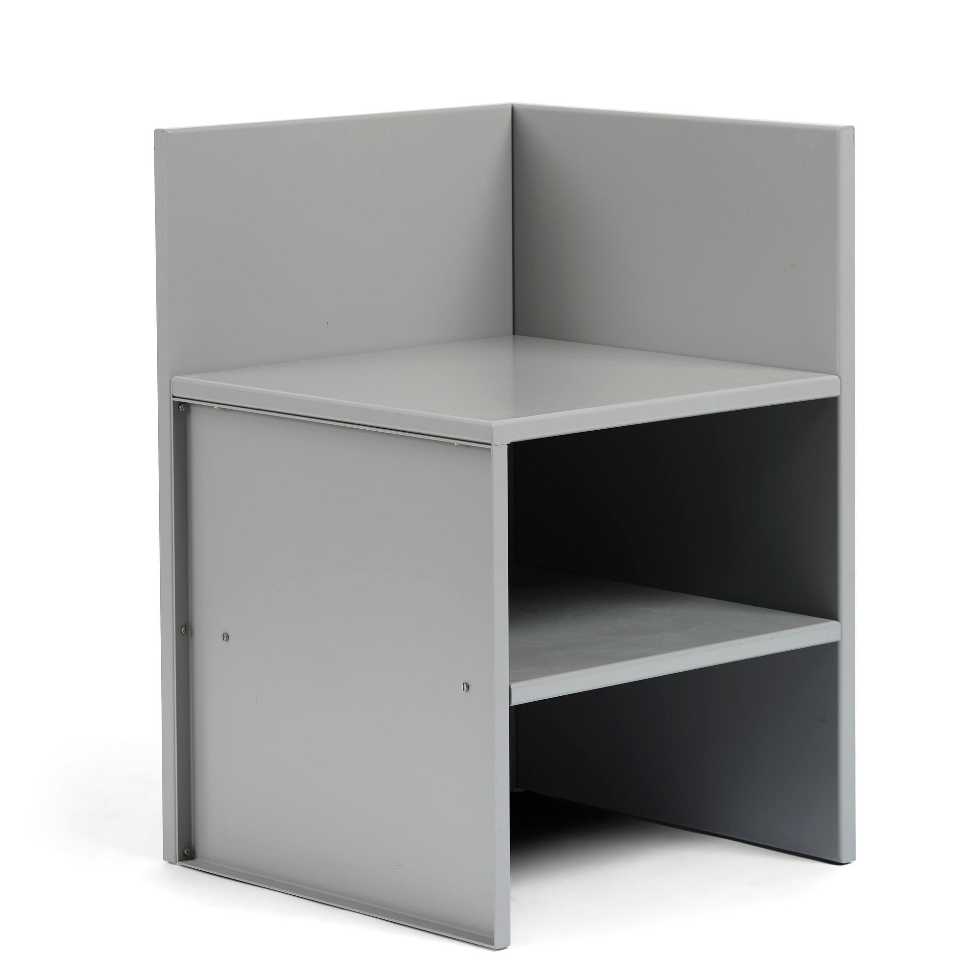 Donald Judd, a "Corner Chair No 15", Lehni, Switzerland, 1989.