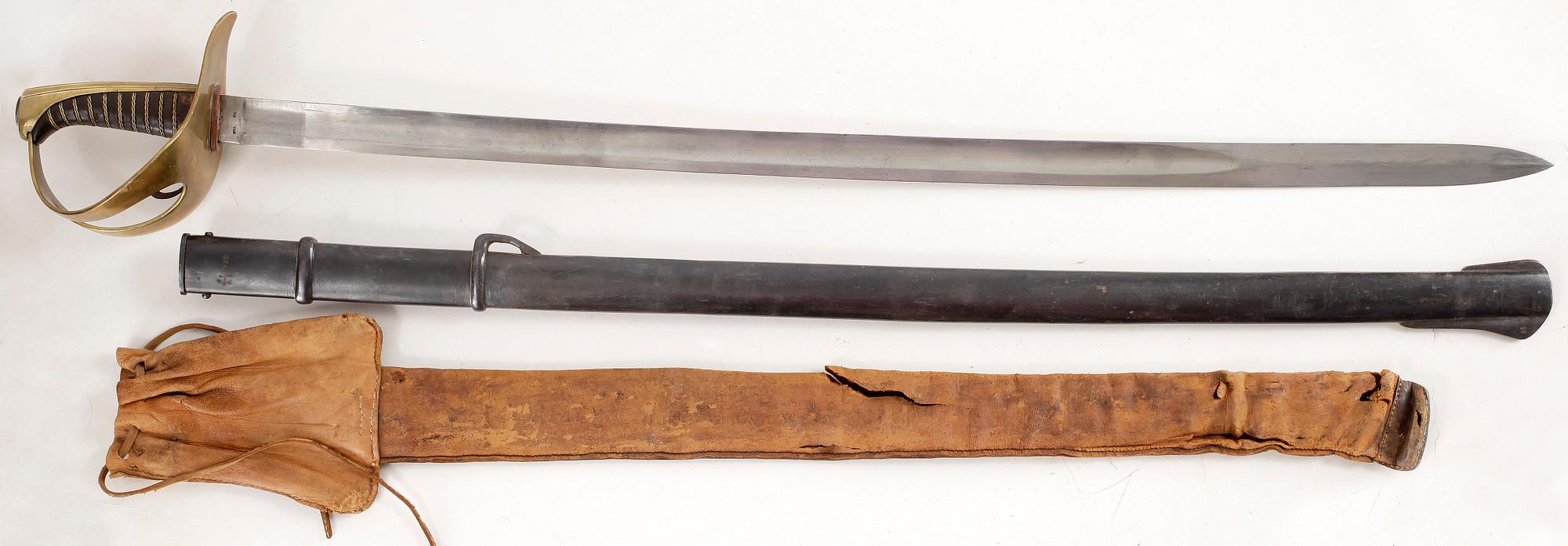 SABEL, m/1854, kavalleriet, Sverige.