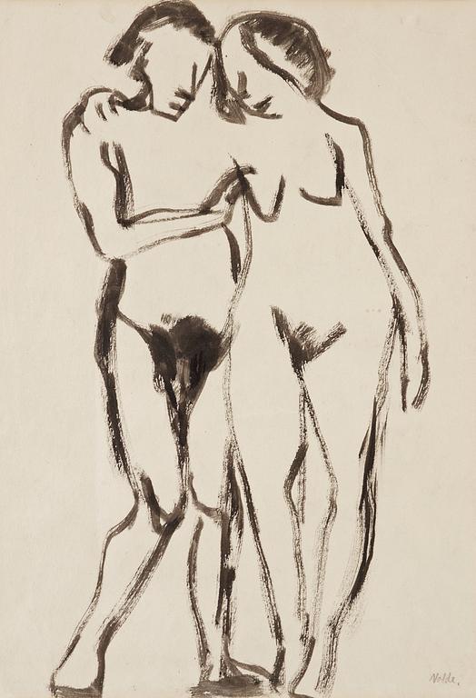 Emil Nolde, Nude figures.