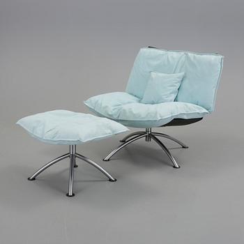 FÅTÖLJ, Tom Stepp, "Prime Time", tillverkad av Kvist Möbler.