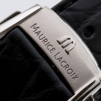 MAURICE LACROIX wristwatch steel Masterpiece Square Whell "Cube" 42 m Limited edition 78/88.