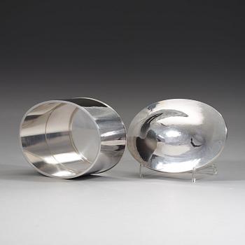 A Sigurd Persson sterling box, Stockholm 1973, executed by Wolfgang Gessl.