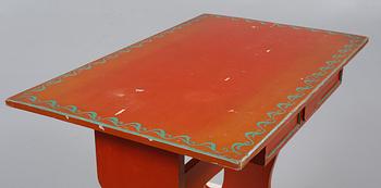 SOFFA, STOLAR, 2 st, samt BORD, tidigt 1900-tal.