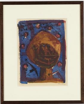 Rufino Tamayo, "Cabeza con pájaros".
