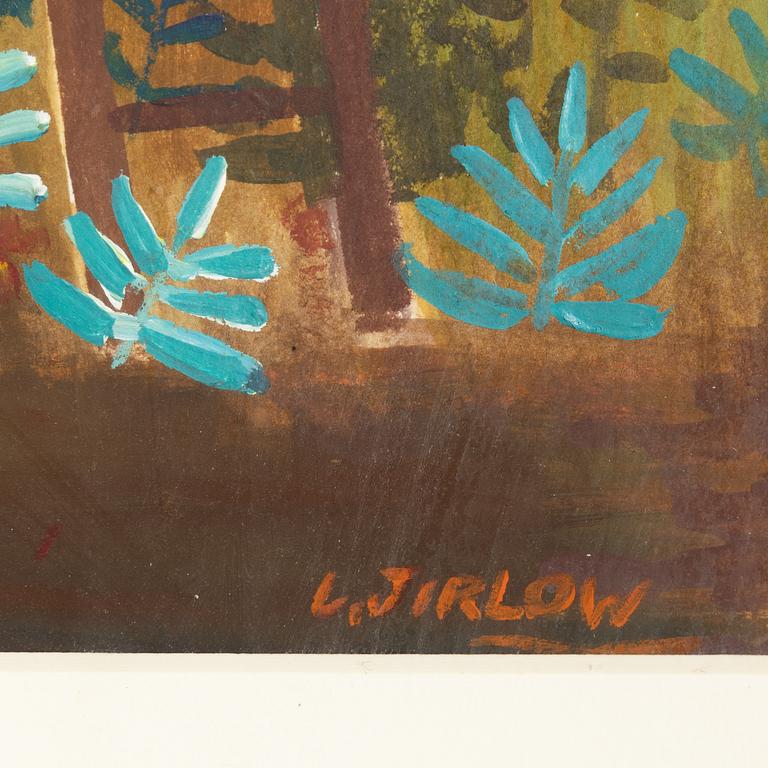 Lennart Jirlow, gouache on paper, signed.