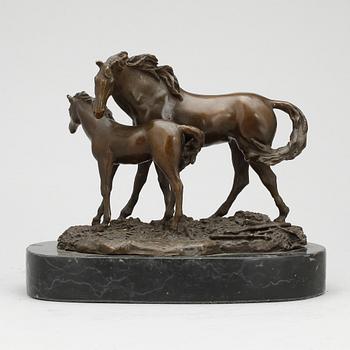 OKÄND KONSTNÄR, skulptur, brons. 1900-tal. Signerad Coreira.