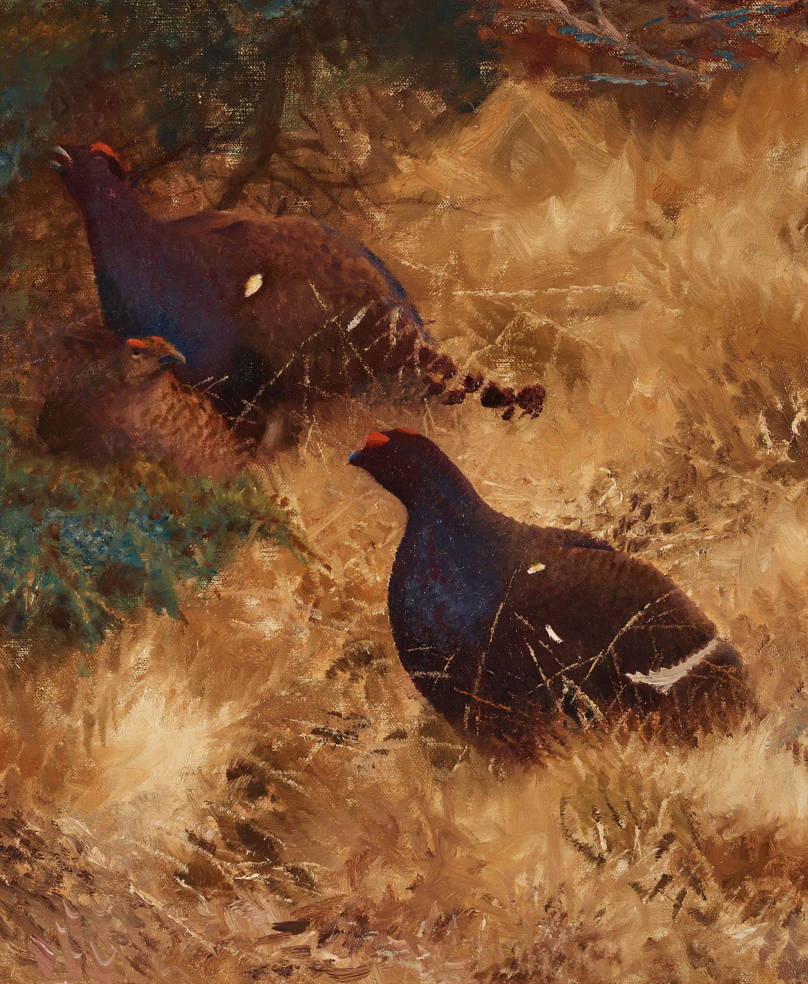 Bruno Liljefors, Grouse in Autumn.