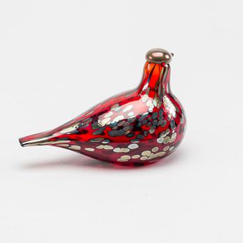 SKULPTUR, glas, Oiva Toikka, Iittala. 1900-talets andra hälft.