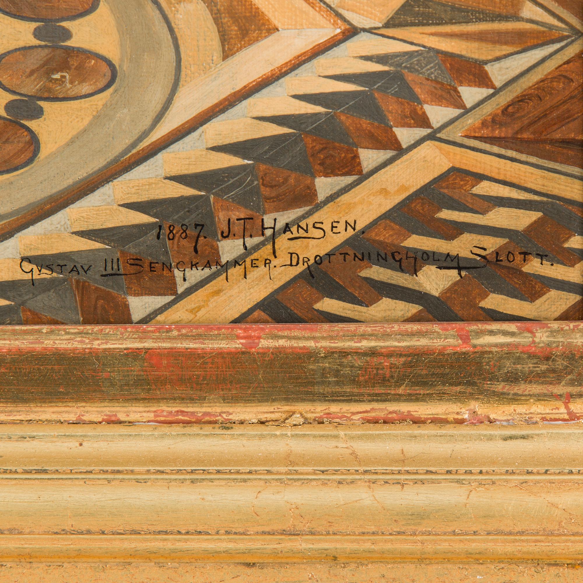 JOSEF THEODOR HANSEN, oil on canvas, signed and dated 1887.