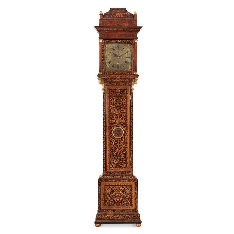 An English Baroque 17th century longcase clock by James Markwick (clockmaker in London 1666-1698).