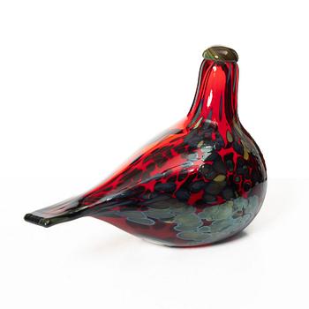 Oiva Toikka, a 'Ruby bird', Nuutajärvi, Finland.