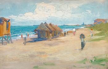 647. Alf Wallander, From the beach.