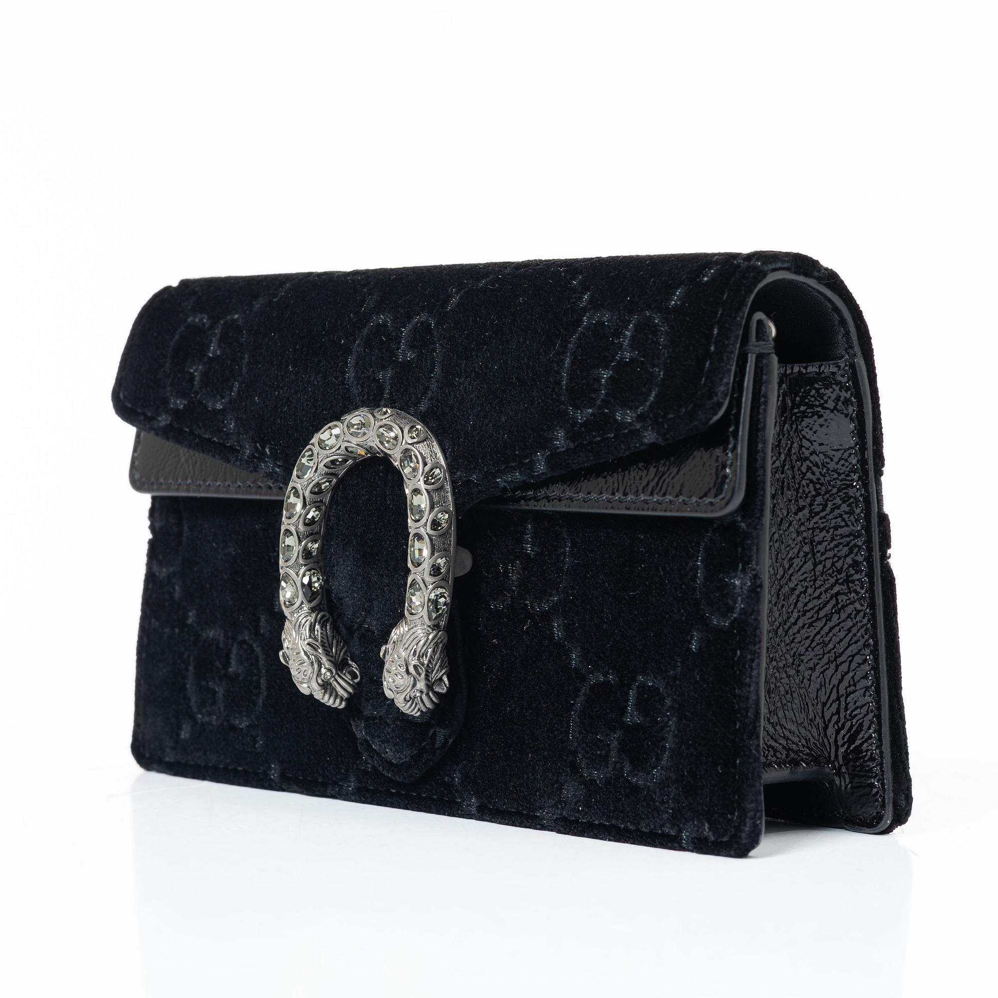 Gucci, Bag, "GG Embossed Velvet Dionysus Mini Shoulder Bag".