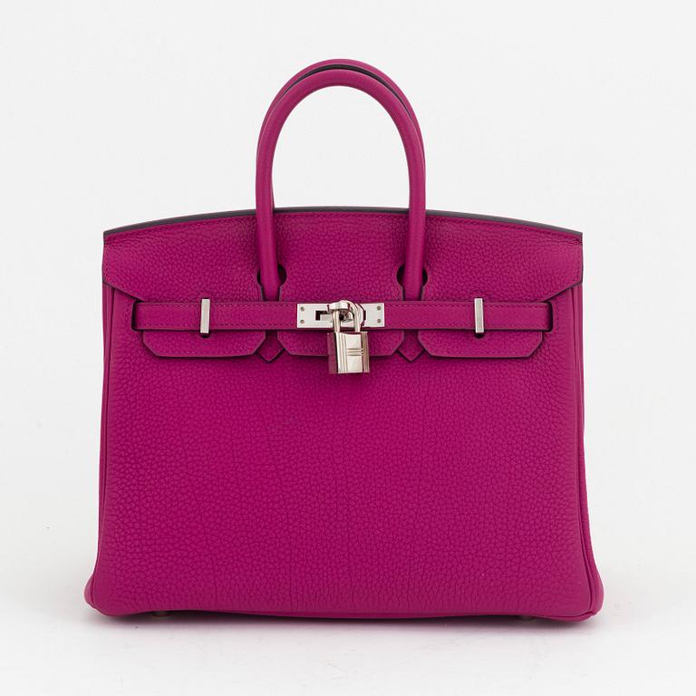 Hermès, a Rose Pourpre Togo leather 'Birkin 25' handbag, 2018.