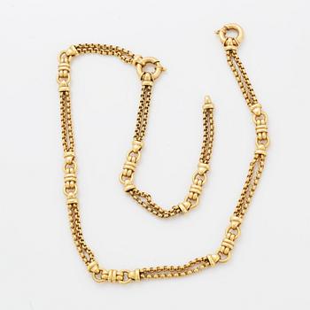Halslänk/armband 18K guld.