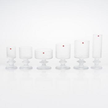 Timo Sarpaneva, Timo Sarpaneva, drinking glasses 67 pcs 'Senaattori" for Iittala 1969-1981.