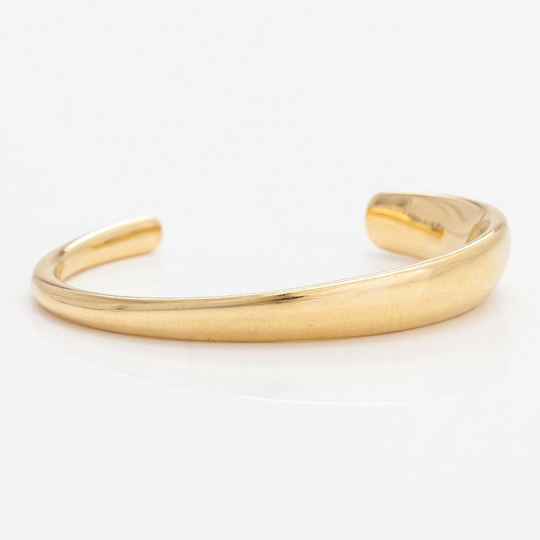 Georg Jensen, Armband "Curve", modell 1640. 18K guld.