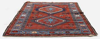 An antique Kazak rug, South Caucasus, c. 172 x 125 cm.