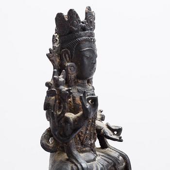 BUDDHA, Ming-stil, 1900-talets första hälft. Brons.